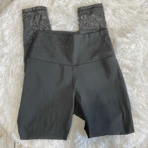 Z by Zobha Womens shine leggings black ombre size medium